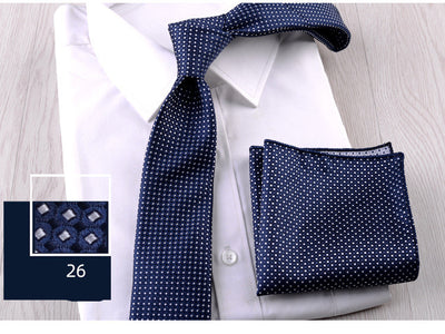 Combo Corbata y Pañuelo de Bolsillo para Hombre Profesional - Image 27