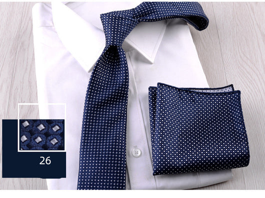 Combo Corbata y Pañuelo de Bolsillo para Hombre Profesional - Image 27