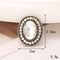 Jeans Button Hole Shoes Diy Accessories Bright Crystal Classic Estilo Ornament Accessories Upper Pearl Flower C449 Transparente