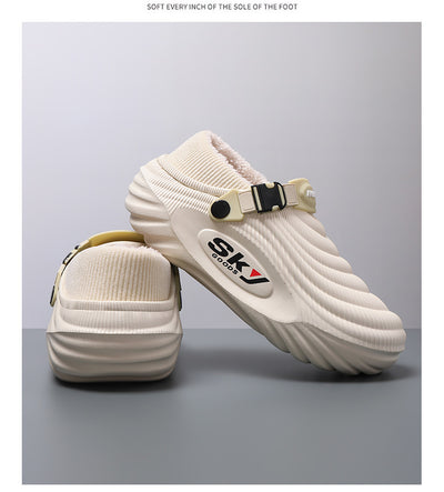 Pantuflas Térmicas para Hombre con Suela Elevadora y Forro Polar - Image 10