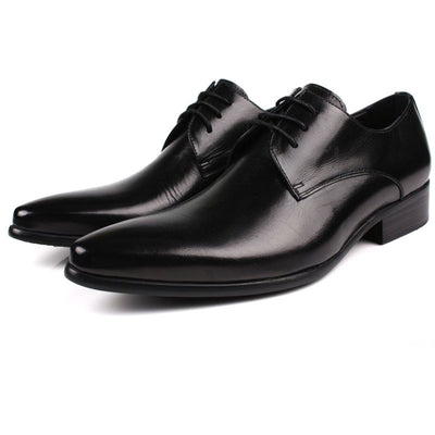 Zapatos de Cuero Premium para Hombre con Punta Afilada y Transpirabilidad - Image 3