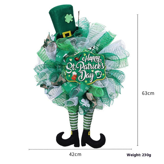Decoración Festiva Irlandesa - Muñeca sin Rostro para Puerta y Árbol Navideño - Image 7