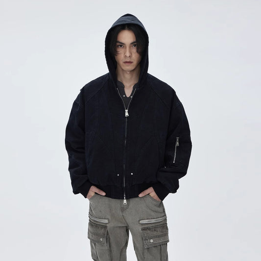 Chaqueta de Trabajo Pesada en Lona Lavada para Hombre