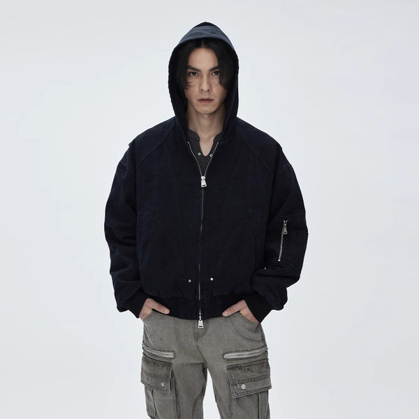 Chaqueta de Trabajo Pesada en Lona Lavada para Hombre