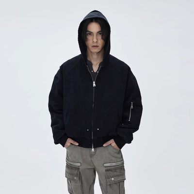 Chaqueta de Trabajo Pesada en Lona Lavada para Hombre