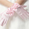 Guantes Largos Elegantes para Niñas con Moño - Accesorios de Ceremonia