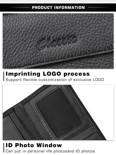 Billetera de Cuero Genuino Premium - Cartera Manual de Piel de Res - Image 39