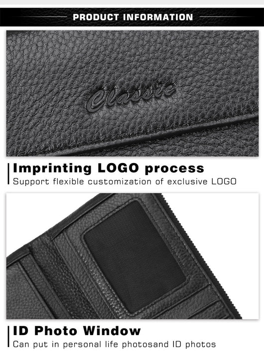 Billetera de Cuero Genuino Premium - Cartera Manual de Piel de Res - Image 39