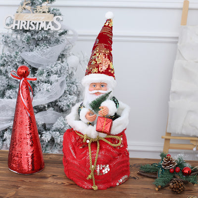 Papá Noel Bailarín Musical para Escritorio - Adorno Navideño Interactivo - Image 2