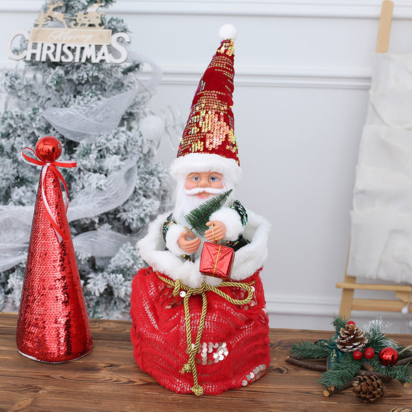 Papá Noel Bailarín Musical para Escritorio - Adorno Navideño Interactivo