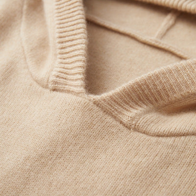 Suéter Hoodie de Cachemira Grueso Holgado para Hombre - Image 4