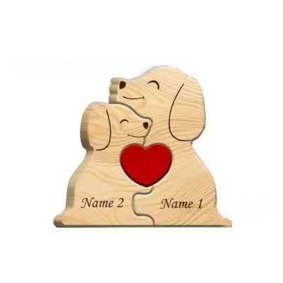 Adornos Navideños de Madera Personalizados con Forma de Perro - Image 11