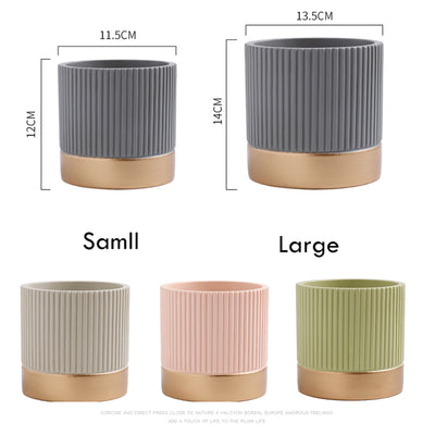 Maceta Decorativa de Cerámica con Diseño Suculenta Creativo - Image 18