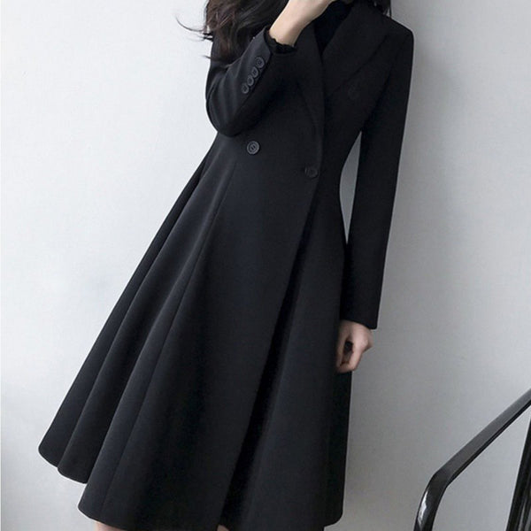 Abrigo Trench Coat Largo Talla Grande para Mujer - Colección Otoño - Image 6