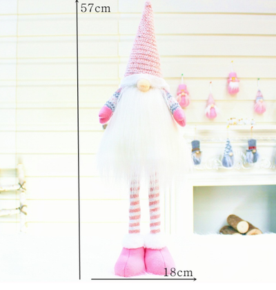 Muñeca sin Rostro con Palo Telescópico para Decoración Navideña - Image 13