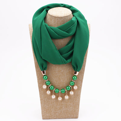 Pañuelo Collar Chal Perla con Protección Solar para Mujer - Image 4