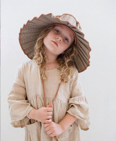 Sombrero de Paja Plegable para Mujer - Versátil y Portátil
