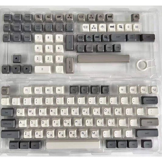 Set Completo de 133 Teclas PBT Personalizables - Teclado Mecánico Eje Rojo