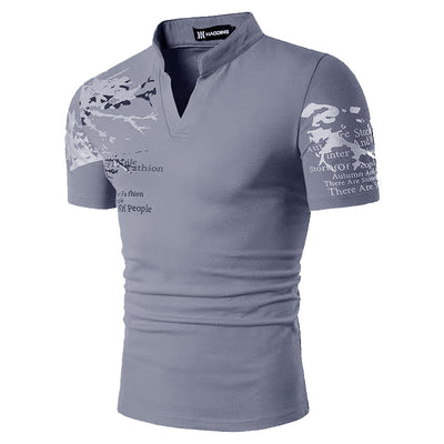 Camisa de Manga Corta con Estampado Digital para Hombre - Image 8