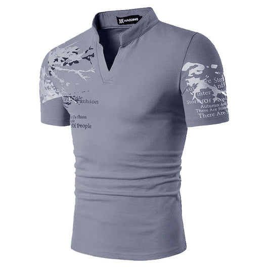 Camisa de Manga Corta con Estampado Digital para Hombre - Image 8