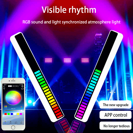 Luz Ambiental RGB Sincronizada con Música para Auto y Hogar con Control por Voz - Image 2