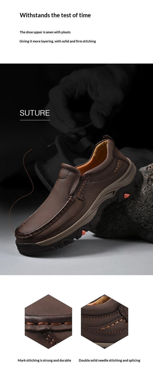 Zapatos Casuales de Cuero para Hombre Talla Grande - Cómodos y Ligeros - Image 16