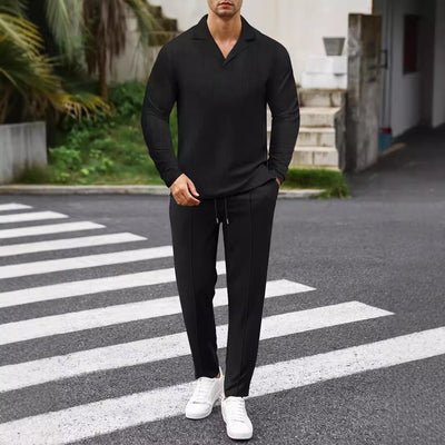 Traje Ejecutivo Clásico para Hombre - Colores Sólidos Otoño Invierno - Image 2