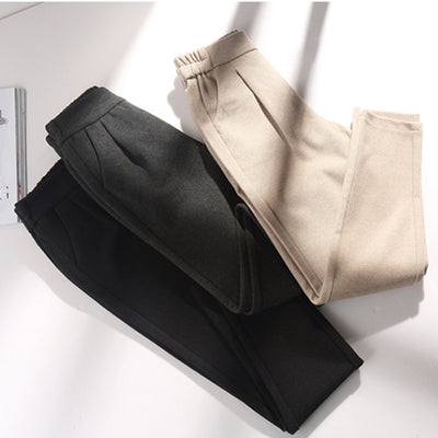 Pantalones de Lana Holgados y Ligeros para Mujer - Image 10