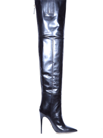 Botines Over-the-Knee con Tacón Stiletto y Cierre Trasero para Mujer Talla Grande - Image 10