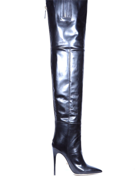 Botines Over-the-Knee con Tacón Stiletto y Cierre Trasero para Mujer Talla Grande - Image 10