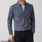 Camisa a Cuadros Otoño Hombre Cuello Cuadrado