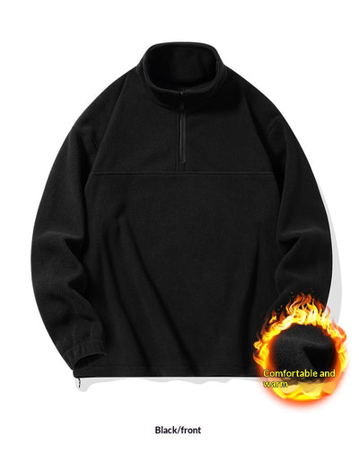 Suéter de Invierno en Lana de Cordero con Forro Polar para Hombre - Image 9