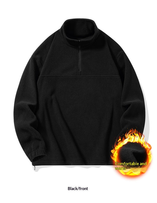 Suéter de Invierno en Lana de Cordero con Forro Polar para Hombre - Image 9
