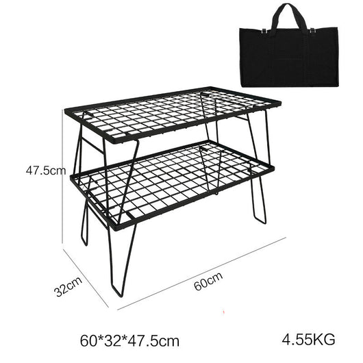 Mesa de Camping Plegable Multifunción para Picnic y Asado - Image 4