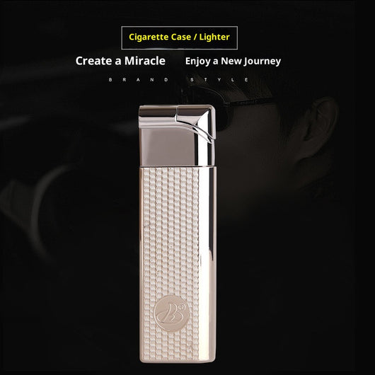 Estuche Premium para Cigarrillos en Cuero con Encendedor Resistente al Viento - Image 4