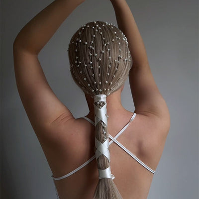 Diadema de Perlas Elegante para Vestidos de Gala - Image 2