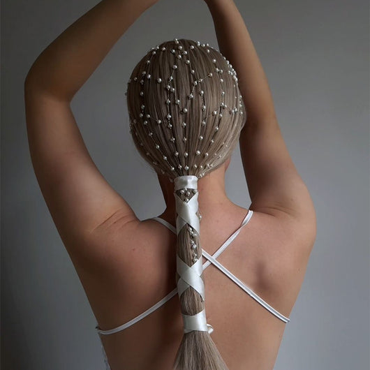 Diadema de Perlas Elegante para Vestidos de Gala - Image 2