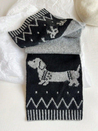 Bufanda Térmica Reversible con Diseño de Cachorros Adorables - Image 16