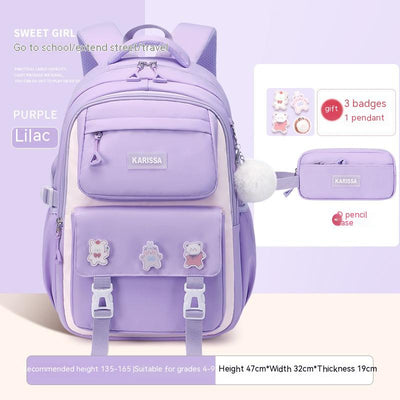 Mochila Escolar Impermeable para Niñas - Gran Capacidad y Resistente - Image 8