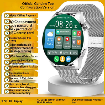 Reloj Inteligente con Control de Acceso y Llamadas Bluetooth - Image 10