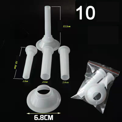 Kit de 4 Tubos para Embutir Salchichas para Picadora de Carne - Image 6