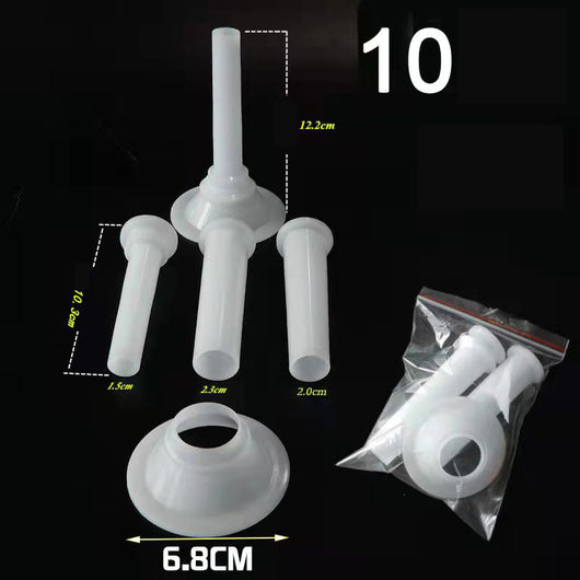 Kit de 4 Tubos para Embutir Salchichas para Picadora de Carne - Image 6