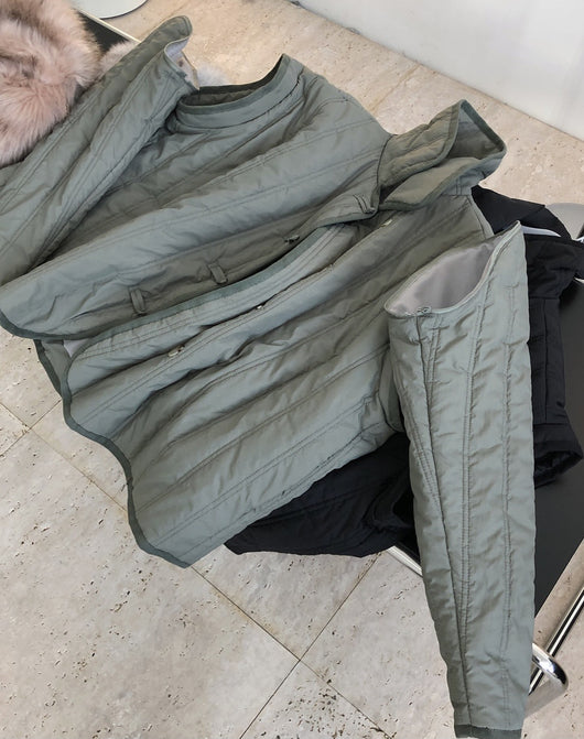 Chaqueta Acolchada de Algodón con Cuello Solapa - Calidez y Comodidad - Image 10