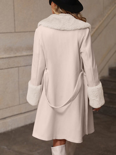 Abrigo Tipo Trench Cardigan para Mujer con Solapa y Cierre Simple - Image 11