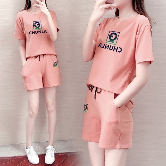 Conjunto Deportivo de Algodón Puro - Shorts y Playera Casual