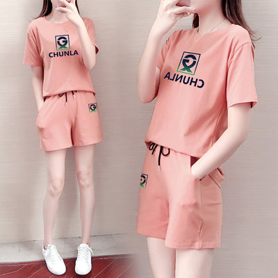 Conjunto Deportivo de Algodón Puro - Shorts y Playera Casual