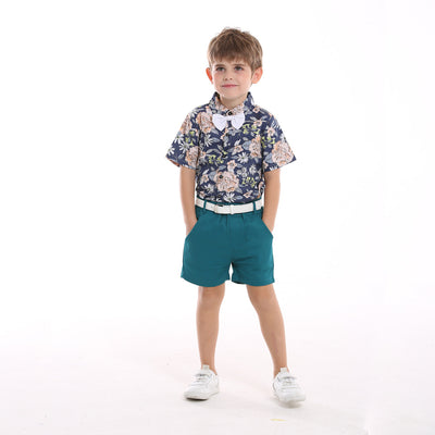Conjunto Infantil: Pantalón Corto Casual con Cinturón - Image 4