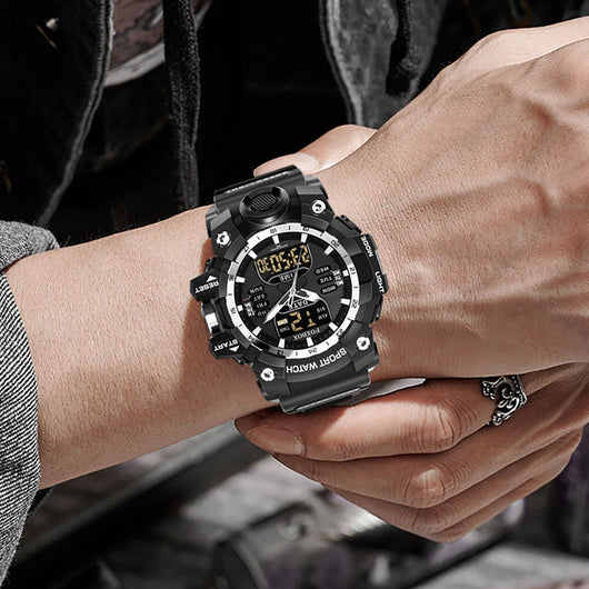 Reloj Deportivo Inteligente Luminoso Resistente al Agua con Doble Pantalla - Image 2