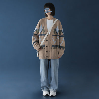 Cardigan Escote V Hombre Estilo Étnico - Image 7