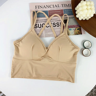 Top Tubo Escotado Ice Silk con Espalda Descubierta y Soporte U - Image 13